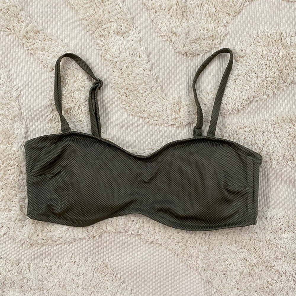 Aerie Bandeau bikini top size large
